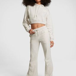 Victoria's Secret PINK Everyday Women Fleece High-Rise Flared Track Pants-picture-7