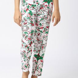 SINI MINI Girls Mid-Rise Printed Pure Cotton Lounge Pants-image-92
