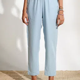 Midsummer Mid-Rise Regular Trousers-image-14