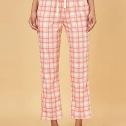 Dreamz by Pantaloons Checked Pure Cotton Straight Lounge Pant-picture-27