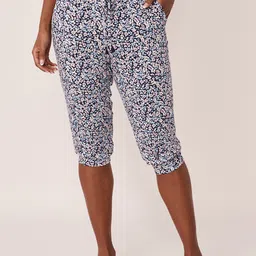 La Vie en Rose Women Floral Printed Capri Pants-image-19