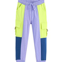 Honeyhap Boys Colourblocked Mid-Rise Bio Finish Cotton Joggers Track Pants-image-62