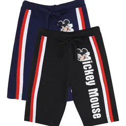 Bodycare Kids Assorted Pack Of 2 Mickey Mouse Printed Cotton Lounge Pants-image-56