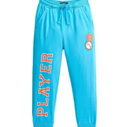 Honeyhap Boys Printed Mid-Rise Bio Finish Cotton Joggers-image-86