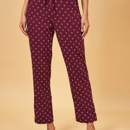 Dreamz by Pantaloons Women Printed Pure Cotton Lounge Pants-picture-28