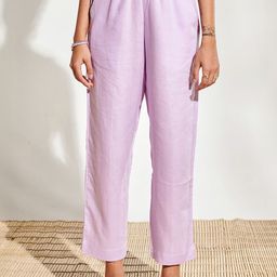 Midsummer Mid-Rise Linen Trouser-image-5
