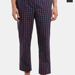 DIGITAL SHOPEE Men Pack Of 2 Checked Cotton Mid-Rise Lounge Pants-image-78