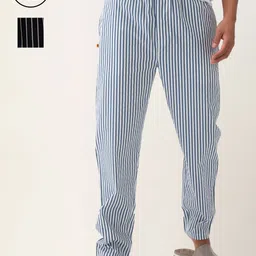 DAMENSCH Men Pack Of 2 Striped Lounge Pants-picture-17