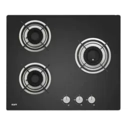 Kaff Crista 3 Burners Black Tempered Glass Manual Hob with Tornado Fire &a; Auto Electric Ignition, CRH 603-picture-48