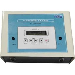 HME 1-3MHz Blue Ultrasonic Physiotherapy Machine with 27 Programs &a; LCD Display-image-3