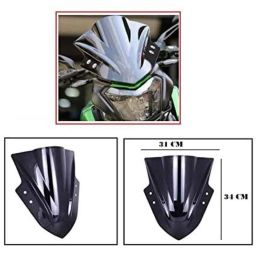 AOW Type-17Premium Quality Visor Glass for Bajaj Dominor (Black)-34