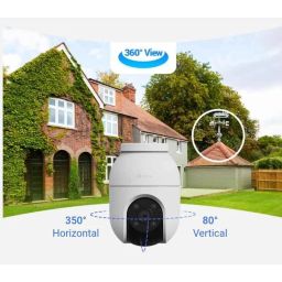 EZVIZ H8C 4G 2K Pan &a; Tilt Camera with AI Powered Human Detection, Color Night Vision, Two Way Talk, Weatherproof Design &a; All SIM Support image 4