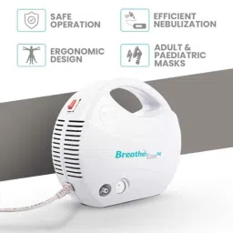 BPL Breathe Ezee N8 Low Noise Compressor Nebuliser Machine Kit for Child &a; Adult image 4