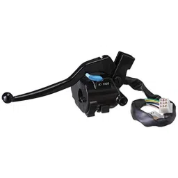 Uno Minda LHS Handle Bar Switch with Lever Assembly, Wire, 2 Coupler &a; 1 Bullet for TVS Star &a; Star City, SW-0251B-17
