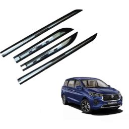 SureStrive 4 Pcs Black &a; Silver Side Door Car Beading Set for Toyota Rumion All Model-30