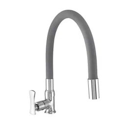 10X SN-801 Brass 15 mm Grey Table Mount Swan Neck Tap-image-50