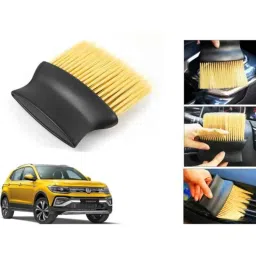 Auto Pearl Nylon Beige Car Dashboard Dust Cleaner Brush for Taigun-picture-5