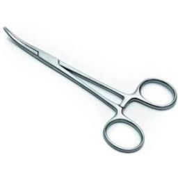Forgesy GSS11 7 inch Stainless Steel Curved Artery Forceps-5
