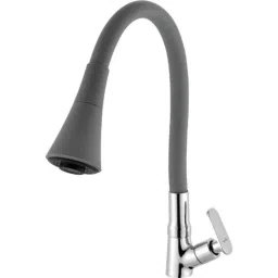 Neelkund Capsule Smart Brass Grey Chrome Finish Flexible Swan Neck Pillar Tap with 360 deg Swivel Spout for Kitchen &a; Wash Basin-picture-17