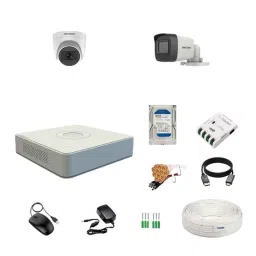 Hikvision 4 Channel DVR, 5MP 1 Pc Dome &a; 1 Pc Day/Night Vision Bullet Camera, 500GB HDD, 70m 1+3 Cable Roll, 4 CH Power Supply, BNC &a; DC Full Kit-picture-34