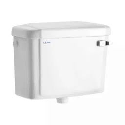 Cera Conventional Ceramic Snow White Wall Mount Cistern, S1060105-image-14