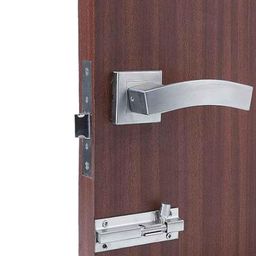 Homexpert LB-10002 Stainless Steel Silver Heavy Duty Mortise Door Lock Set with Bolt Latch &a; Pull Handle-image-98