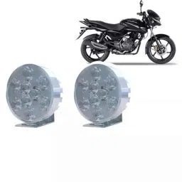 Cartronics 9 Led Small Round Auxiliary Bike Fog Lamp Light Assembly White for Bajaj Pulsar 180 Dts-I, CAR-3OB0E0-picture-31