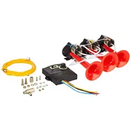 Uno Minda 24V 3 Pipe 25 Ways Universal Air Horn for Commercial Vehicle, P3011PV-15