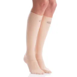 Tynor Compression Garment Leg Below Knee Closed Toe Support, I81CAH, Size: Large (Normal)-0