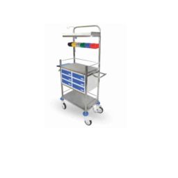 JE HOSPI Stainless Steel MS Powder Coated Crash Cart, JHE-CT047-image-31