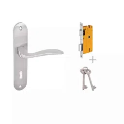 Dorset Skew HL SKE SC 175mm Zinc SC Finish Lock Set with KY Mortise Lever Lock-image-65