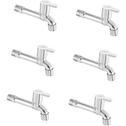 Prestige EVA Stainless Steel Chrome Finish Long Body Bib Cock (Pack of 6)-picture-24