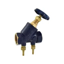 Zoloto 40mm Bronze Double Regulating Screwed Balancing Valve with Nozzle, 1087-picture-8