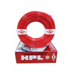HPL FR 4 Sqmm Red PVC Insulated Cable, HFR000400100BL, Length: 100m-picture-10