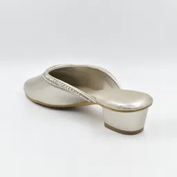 SHRIVAS BY ARCHITA MEHTA Embellished Block Heels Mules image 3