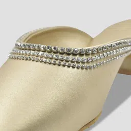 SHRIVAS BY ARCHITA MEHTA Embellished Block Heels Mules image 3