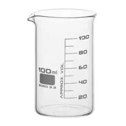 ABGIL 100ml Borosilicate Glass Tall Form Beaker with Spout, ABG722-48