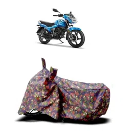Winted Polyester UV &a; Water Resistant Bike Body Cover for TVS Victor GLX, WIN-P-010-image-35