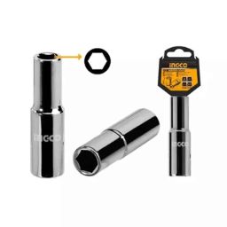 Ingco HHAST12183L 18mm 1/2 inch Chrome Vanadium Steel Hexagonal Black Nickle Plated Square Drive Socket-picture-28