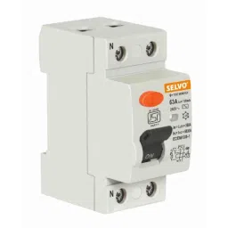 Selvo 63A 100mA Double Pole RCCB, GSELRCB13020-43
