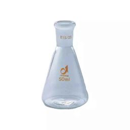 Lab Plus Common Sliding Erlenmeyer Flask 300ml Borosilicate Glass-1, LP-2088-43