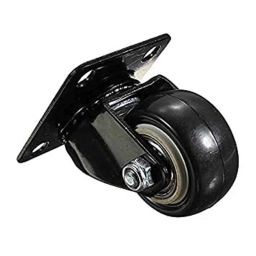 Galaxy 1.5 inch 2 Wheels Black Roller Moving Castor with Lock (Pack Of 4 )-26