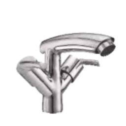 Somany Cella Brass Chrome Finish Centre Hole Basin Mixer with Braided Hose Set, 272201150051-picture-28