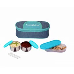Carrolite 400ml Blue &a; Cyan Stainless Steel Lunchbox, Trendy_1005-picture-44