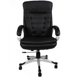 Mezonite Black High Back Leatherette Office Executive Chair-35