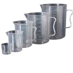 WKM 3 Pcs Polypropylene Measuring Beaker Set, KTN281-14