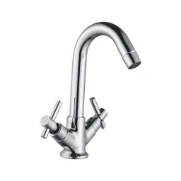 Spazio Tarim Brass Chrome Finish Centre Hole Basin Mixer-picture-6