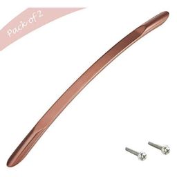 Aquieen 96mm Malleable Light Copper Wardrobe Cabinet Pull Handle, KL-709-96 (Pack of 2)-picture-46