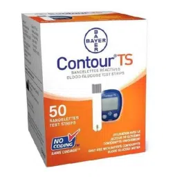Bayer Contour TS 50 Glucometer Test Strips-0
