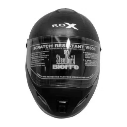 Steelbird SB-39 Black Full Face Helmet, Size (Large, 600 mm)-picture-0